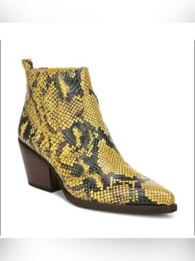 NEW Sam Edelman Winona Snake Print Ankle Boot